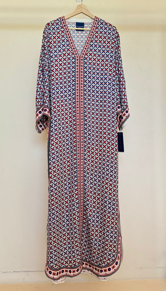 Geometric Kaftan With Moti Work